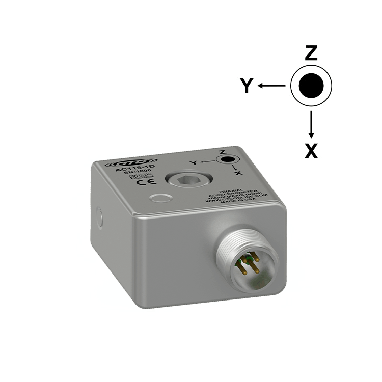 Akcelerometry 3-osiowe 100 mV/g