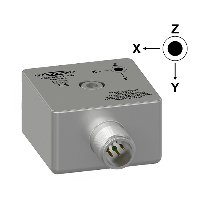 Akcelerometry 3-osiowe Dual Output